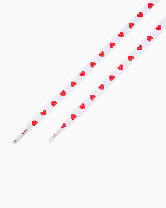 54 Inch Heart Print Laces