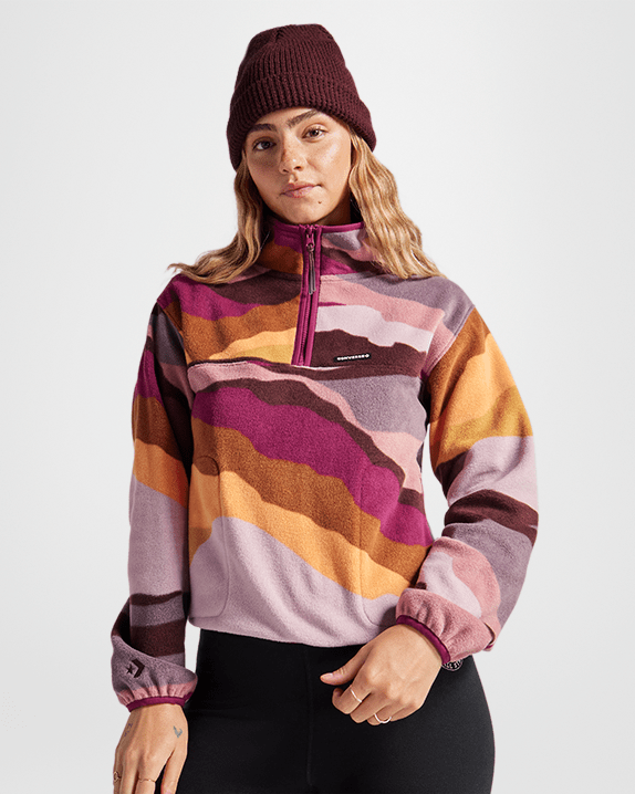 Bluză Counter Climate Polar Fleece Abstract Half-Zip