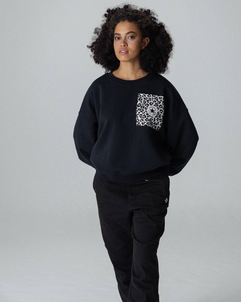 Pulover Leopard Crew
