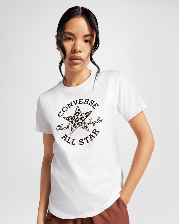 Tricou Leopard Chuck Taylor Patch