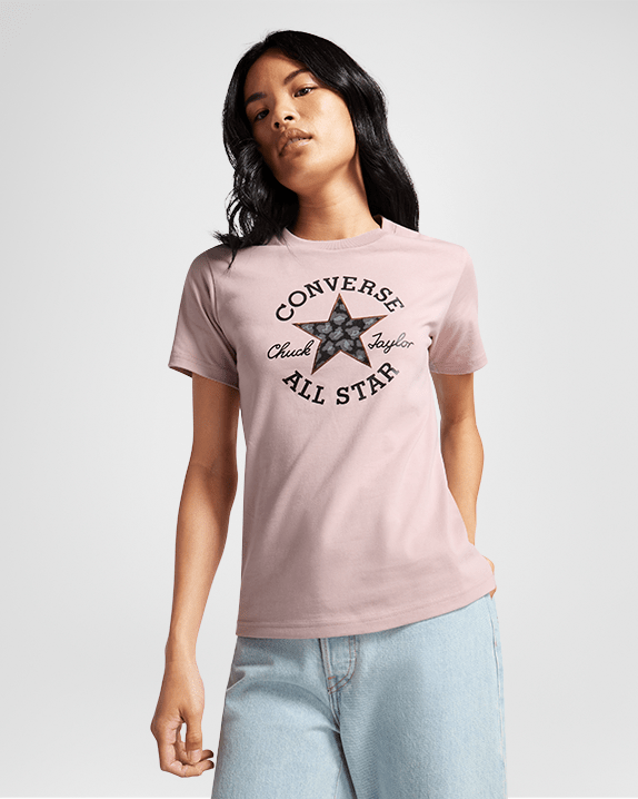 Tricou Leopard Chuck Taylor Patch