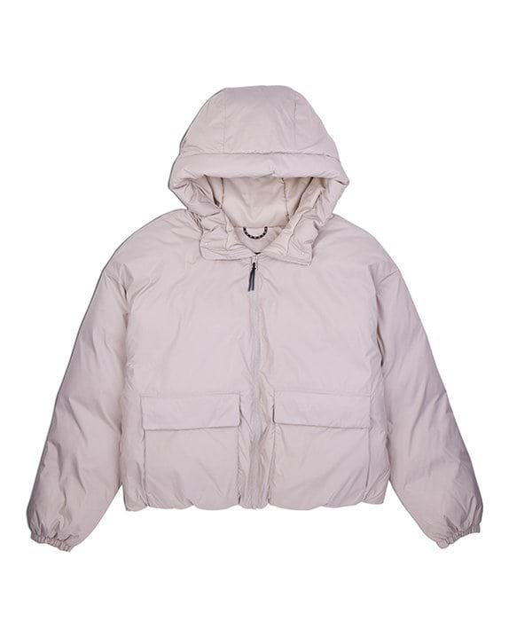Short Cargo Puffer Jacket